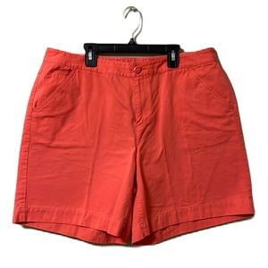 Women’s LIZ CLAIBORNE Shorts, Orange Soda Color, Size 16